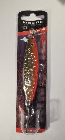 Fiskesluk - Kinetic Salmon- 50g - Gull/Rød