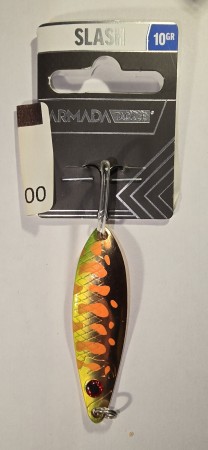 Fiskesluk - Armada Tackle Slash - 10g - Kobber/Grønn/Oransje
