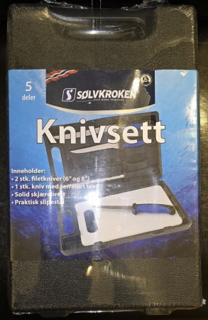 Sølvkroken Knivsett 5 deler