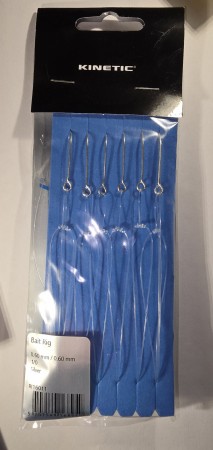 Hekle - Kinetic Bait Rig - 0,60mm/0,60mm - 1/0 - Sølv