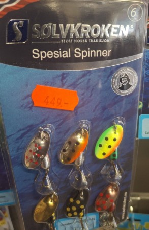 Sølvkroken Spesial Spinner 3 stk