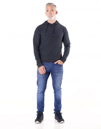 Musk Ox tynn hettegenser