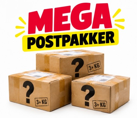 MEGA Uavhentede Postpakker – 3 stk