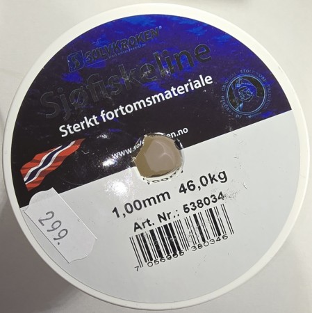 Fiskesene - Sølvkroken - Sjøfiskeline - 1.00mm