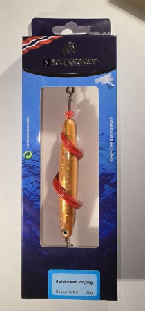 Spinner - Sølvkroken Pinjong - 30g - Kobber/Rød