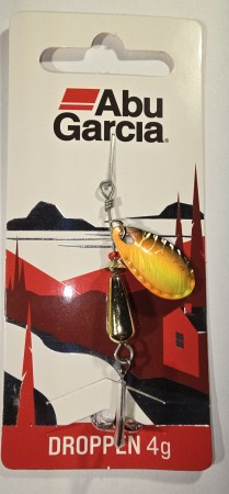 Fiskesluk - Abu Garcia Droppen - 4g - Gul/Oransje/Brun