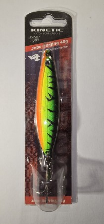 Fiskesluk - Kinetic Jebo Herring - 42g - Rød/Gul/Grønn/Svart