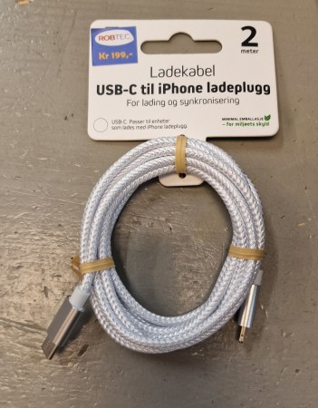 Ladekabel USB-C til iPhone