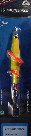 Spinner - Sølvkroken Pinjong - Gul/Grønn/Oransje